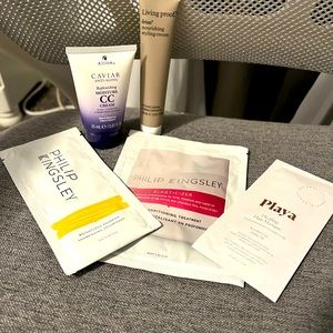 Nails wraps with hair redemption travel size products